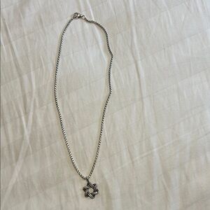 Silver Star Pendant Necklace